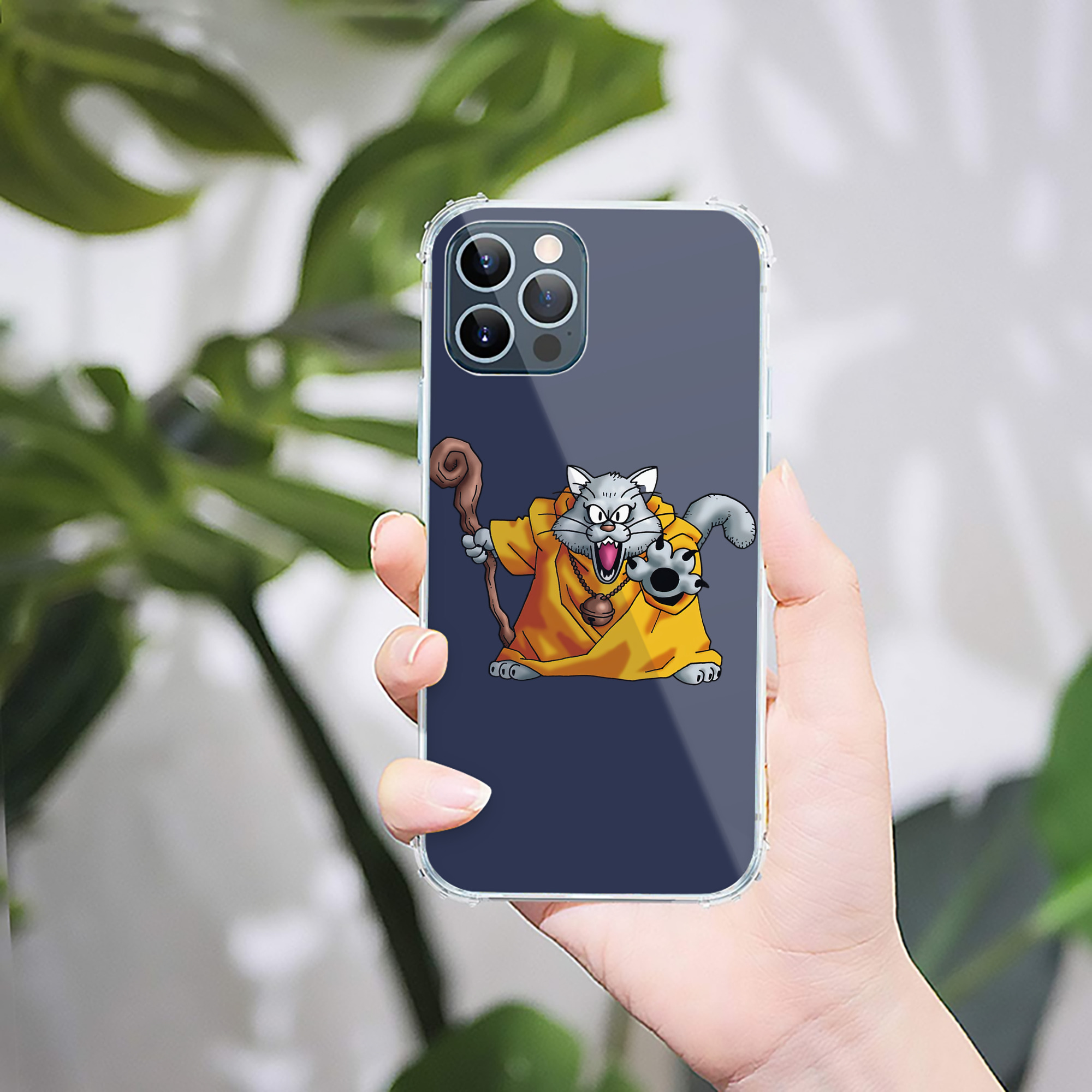 （画像用） ドラゴンクエスト Doragon Kuesuto Dragon Quest 【iPhone 12シリーズ対応】透明スマホケース（クリアソフトケース）